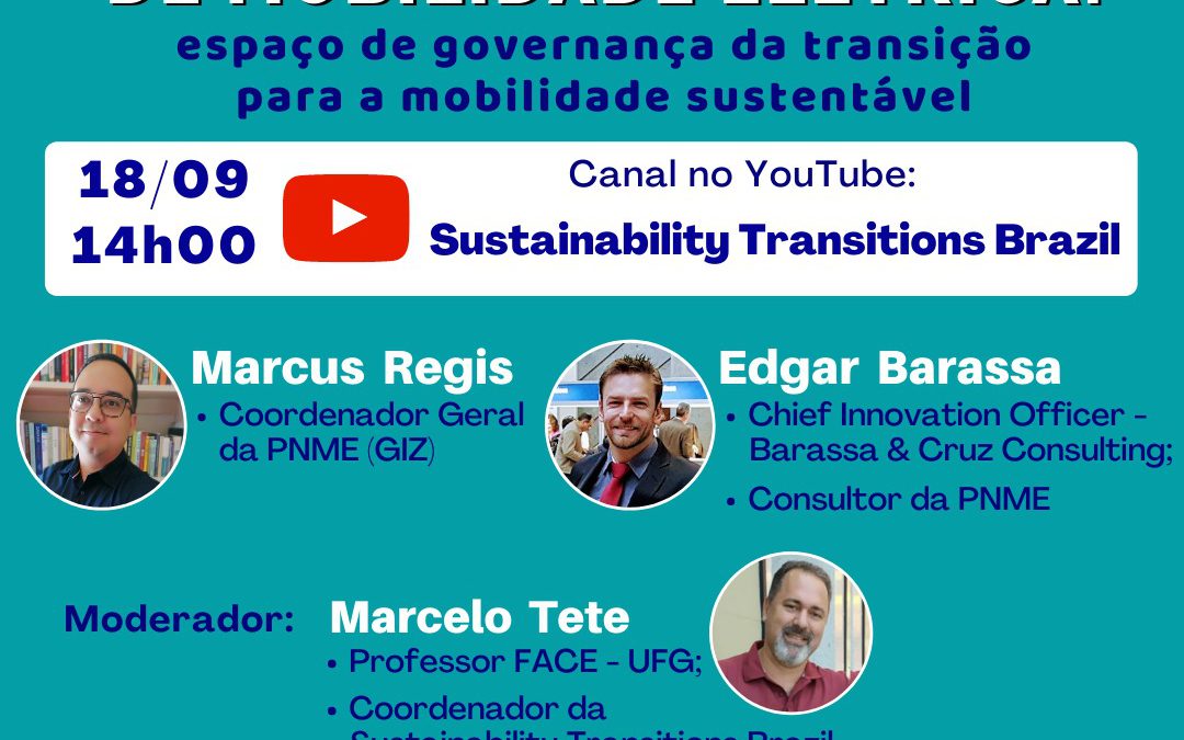 Webinário discute PNME como espaço de governança para mobilidade sustentável