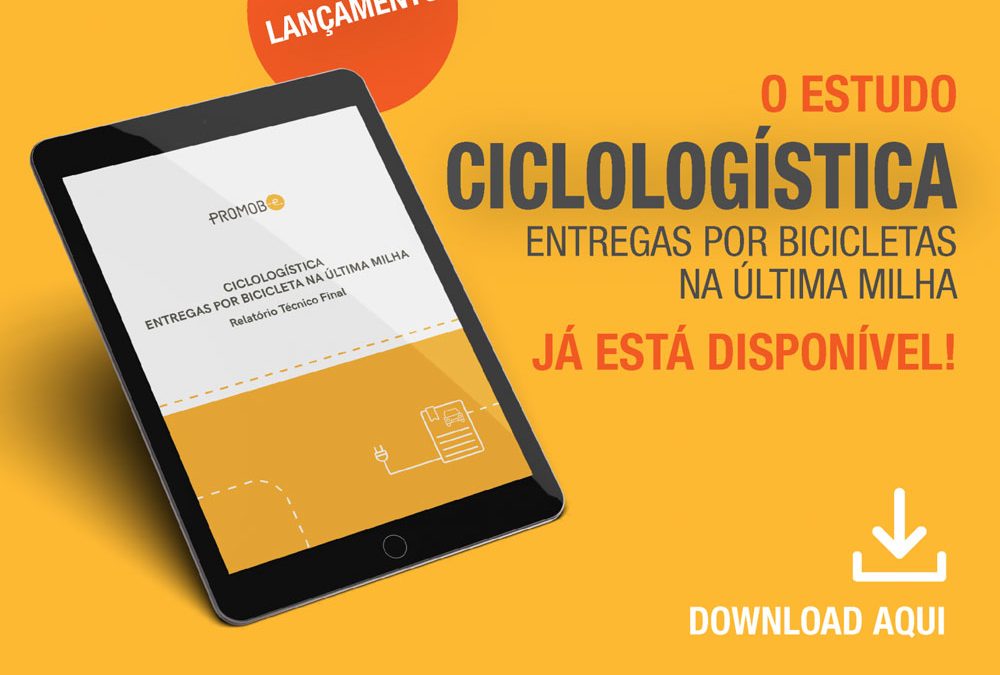 PROMOB-e lança estudo sobre ciclologística no Brasil